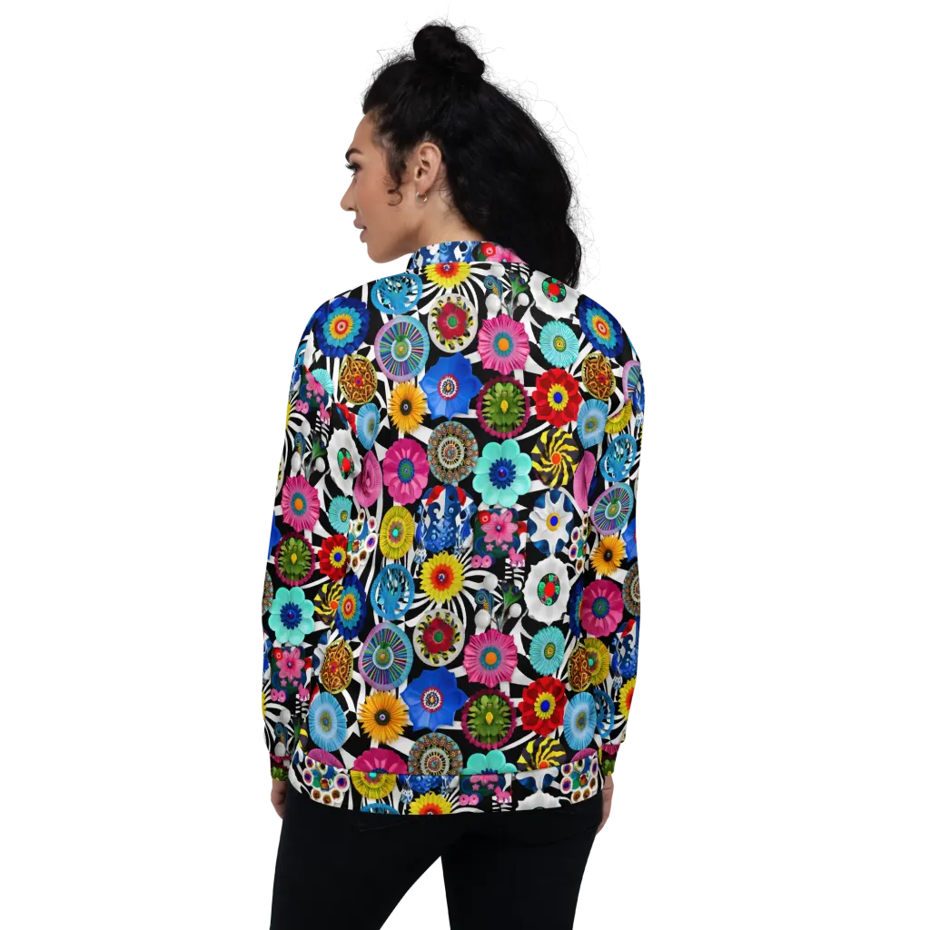 Chromatic Carnival on Bomber Jacket — Back