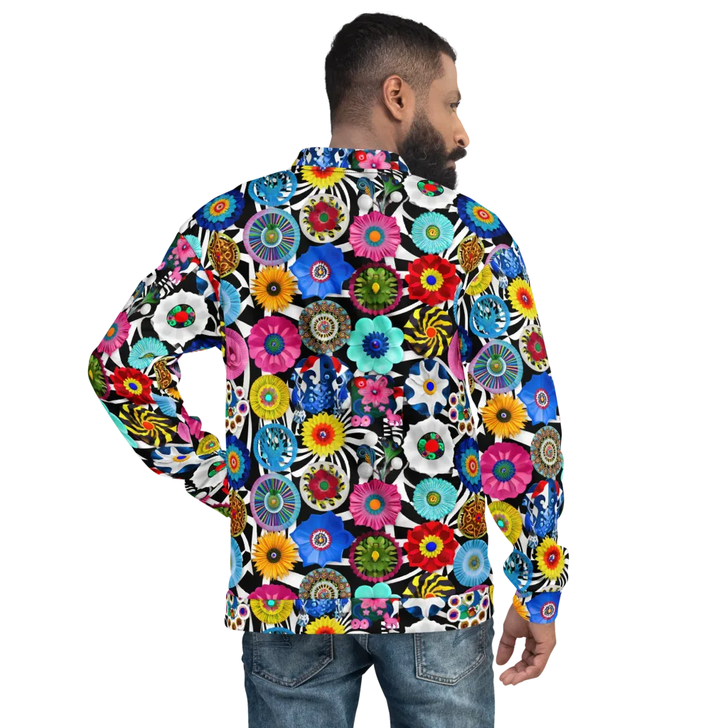 Chromatic Carnival on Bomber Jacket — Back