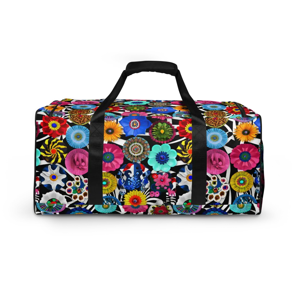 Chromatic Carnival on Duffle Bag — Back