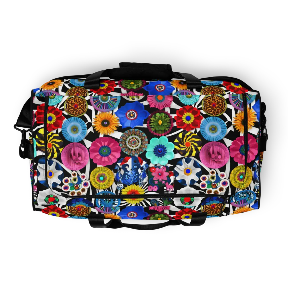 Chromatic Carnival on Duffle Bag — Top