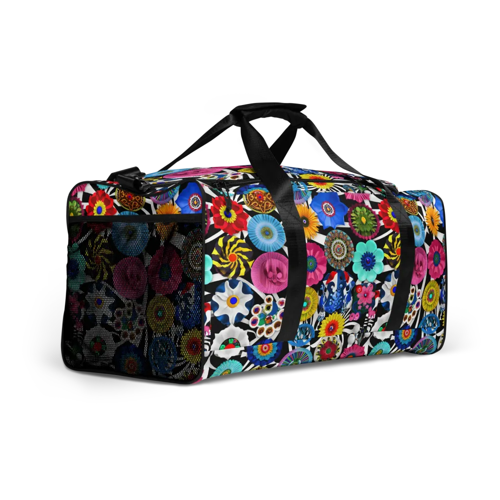 Chromatic Carnival on Duffle Bag — Right Front
