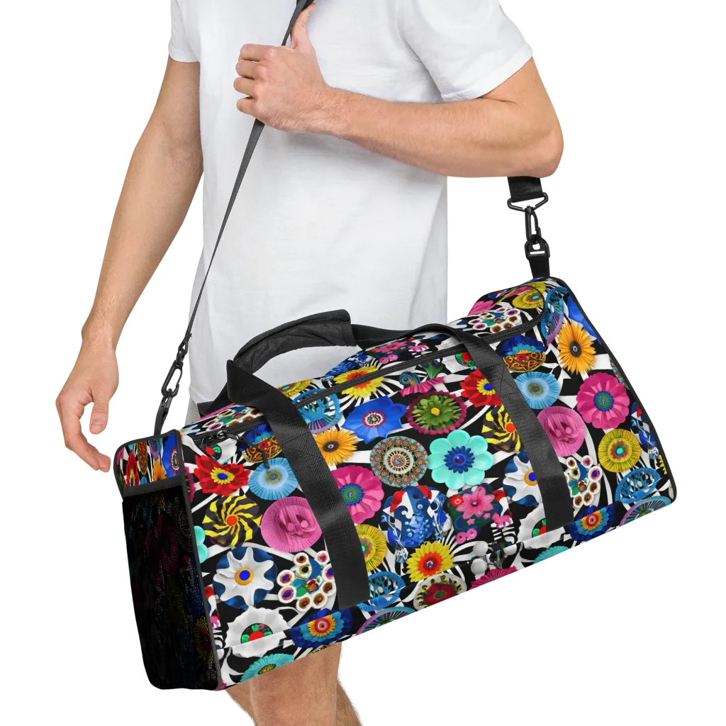 Chromatic Carnival on Duffle Bag — Right Front