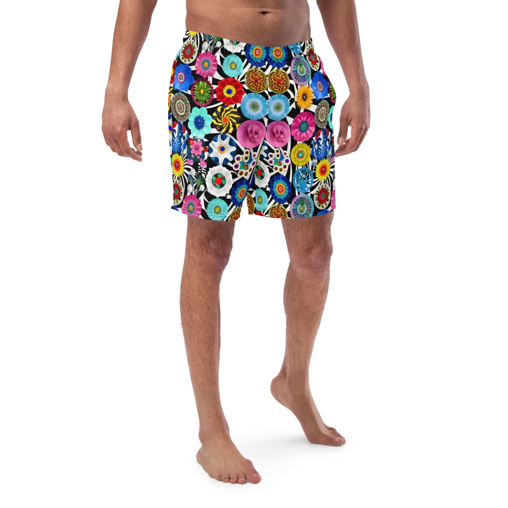 Chromatic Carnival on Swim Trunks — Front