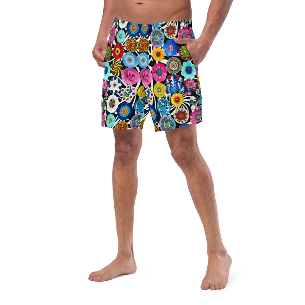 Chromatic Carnival on Swim Trunks — Left Front