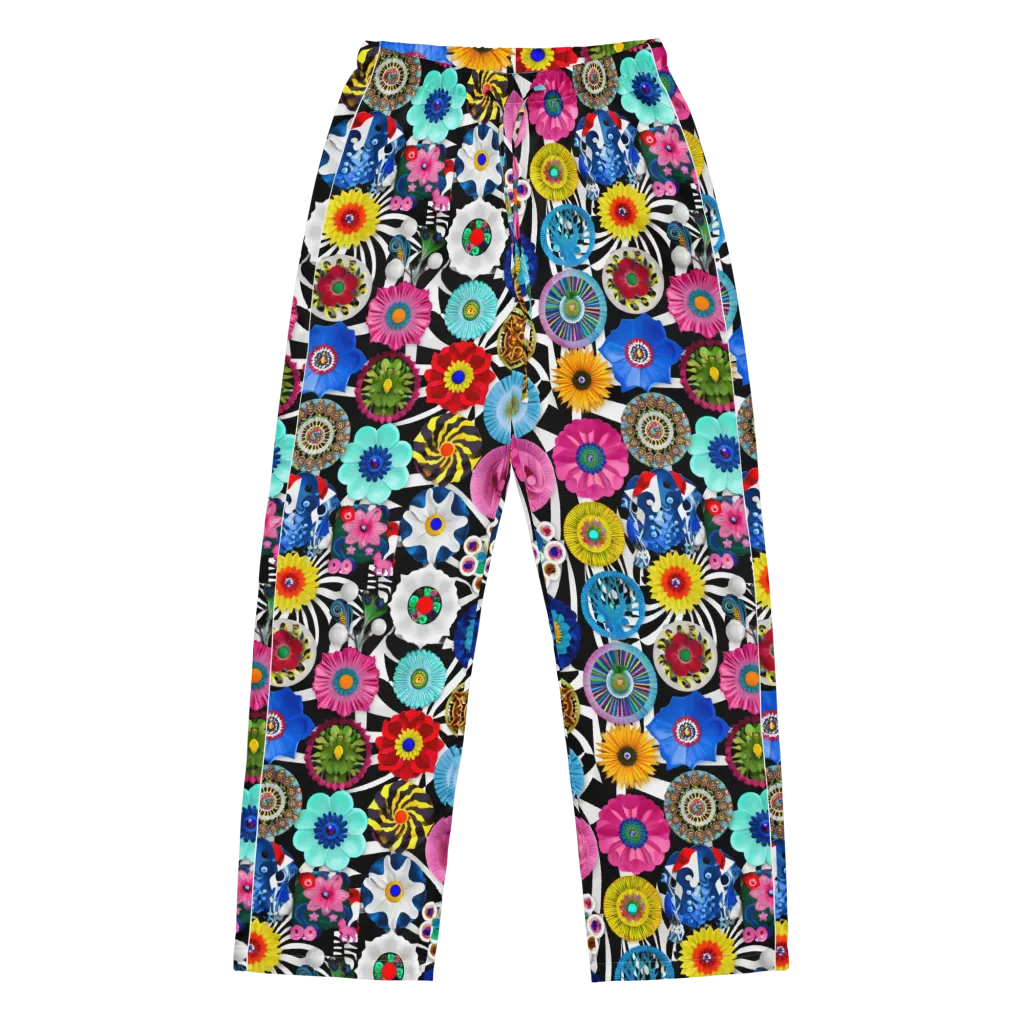Chromatic Carnival on Women's Pajama Pants — Front