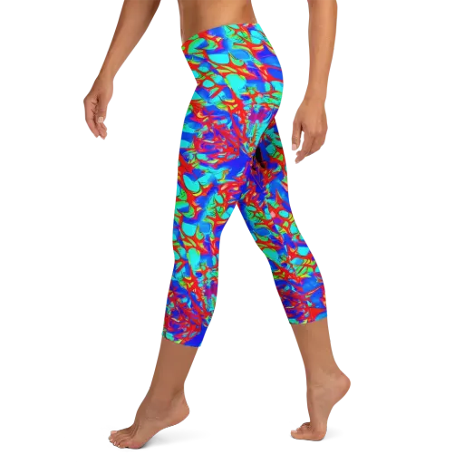 Sonic Prism on a Capri Leggings