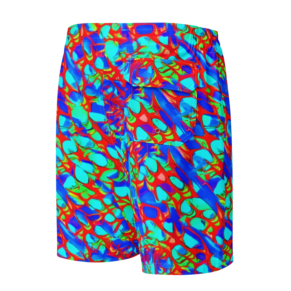 Sonic Prism on Men's Board Shorts — Back