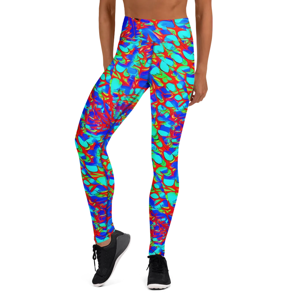 Sonic Prism on Yoga Leggings — Front