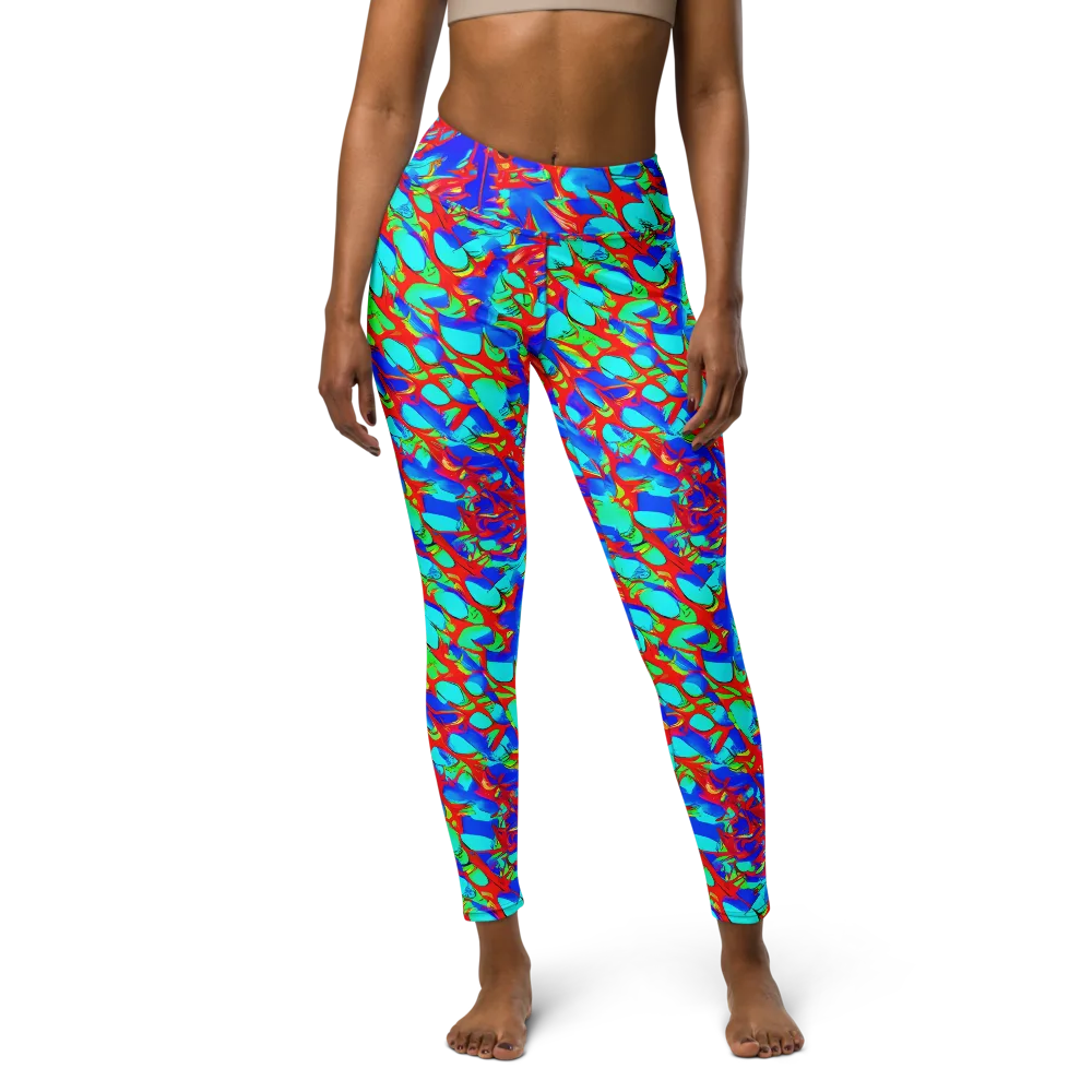Sonic Prism on Yoga Leggings — Front
