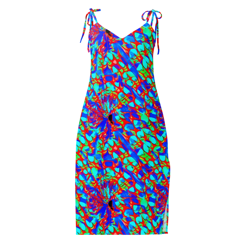 Sonic Prism on Slip Dress — Front