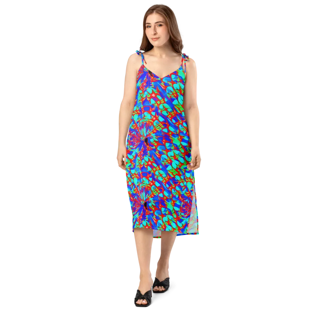 Sonic Prism on Slip Dress — Front