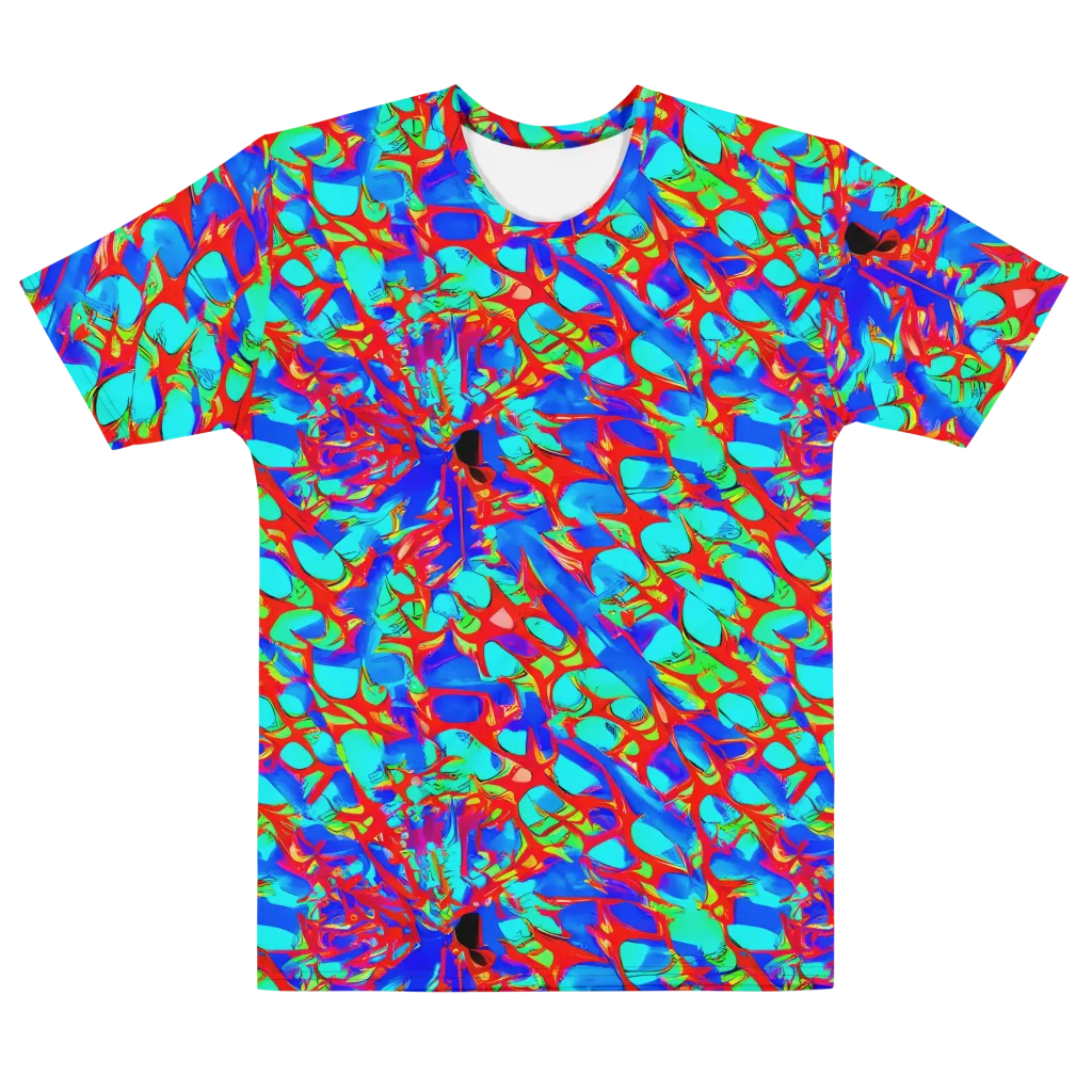 Sonic Prism on Men's Cotton Crew Neck T-Shirt — Front