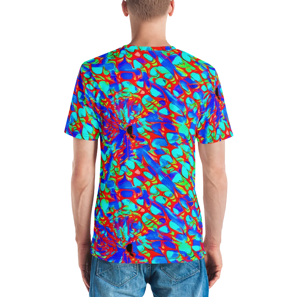 Sonic Prism on Men's Crew Neck T-Shirt — Back