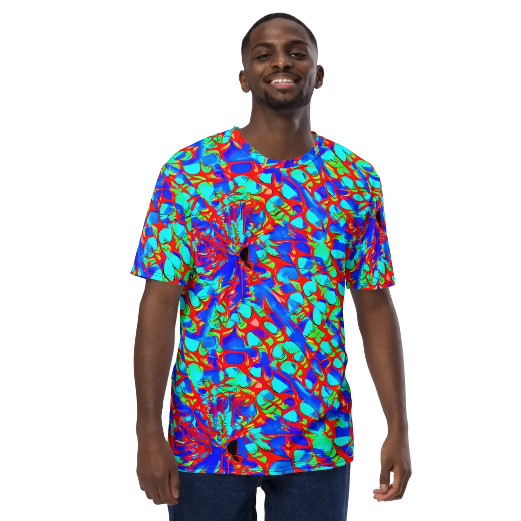 Sonic Prism on Men's Crew Neck T-Shirt — Front