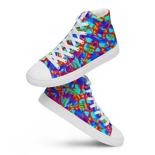 Sonic Prism on a Men's High Top Canvas Shoes