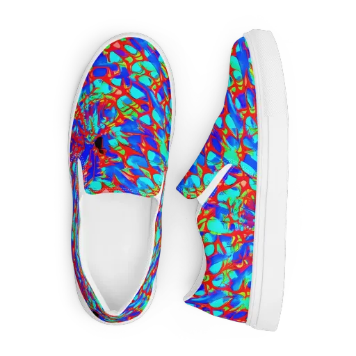 Sonic Prism on a Men's Slip-On Canvas Shoes