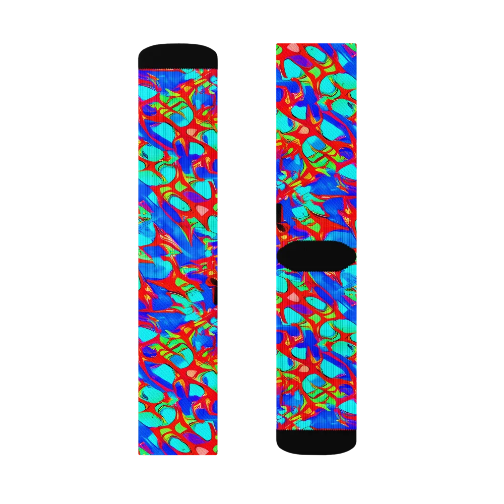 Sonic Prism on Socks — Left Sock