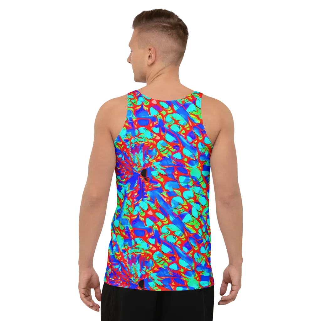 Sonic Prism on Men's Tank Top — Back