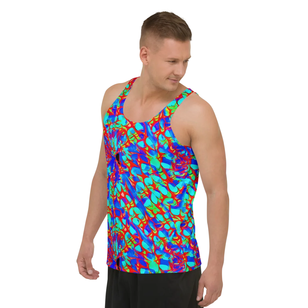 Sonic Prism on Men's Tank Top — Left Front