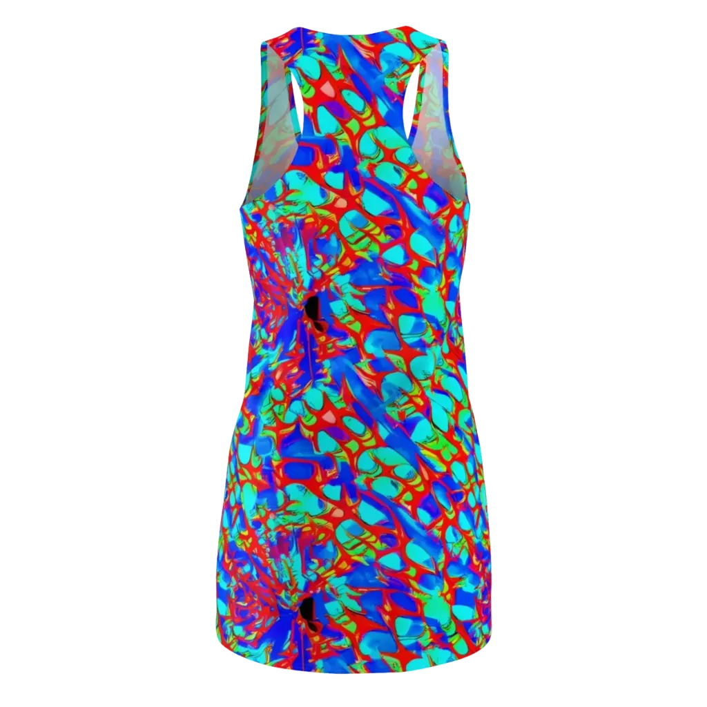 Sonic Prism on Racerback Dress — Back