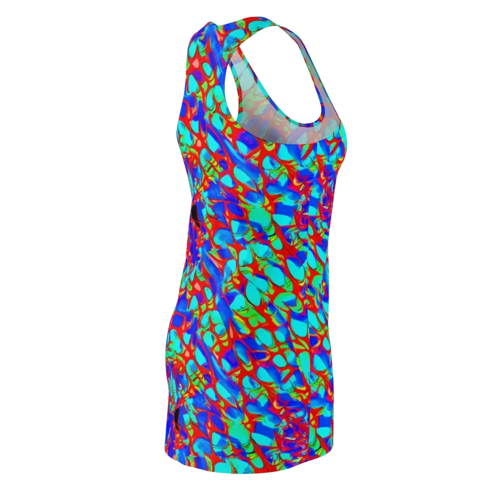 Sonic Prism on Racerback Dress — Back Side