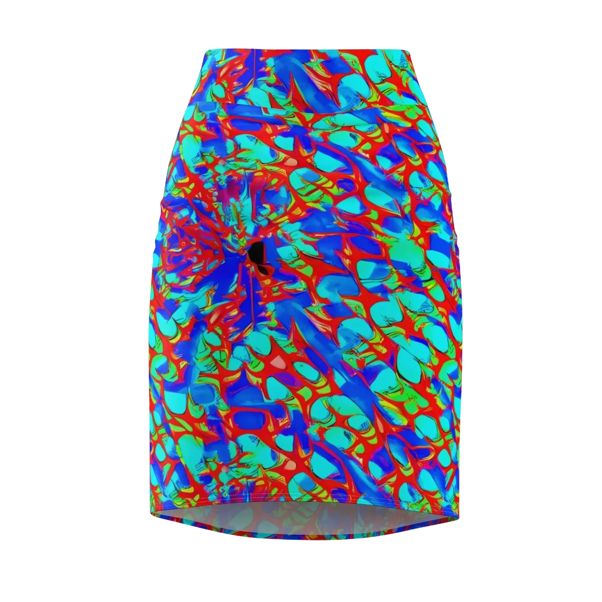 Sonic Prism on Pencil Skirt — Front