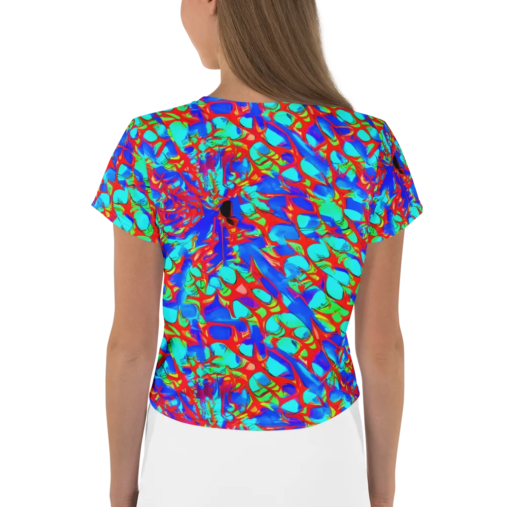 Sonic Prism on Crop Tee — Back