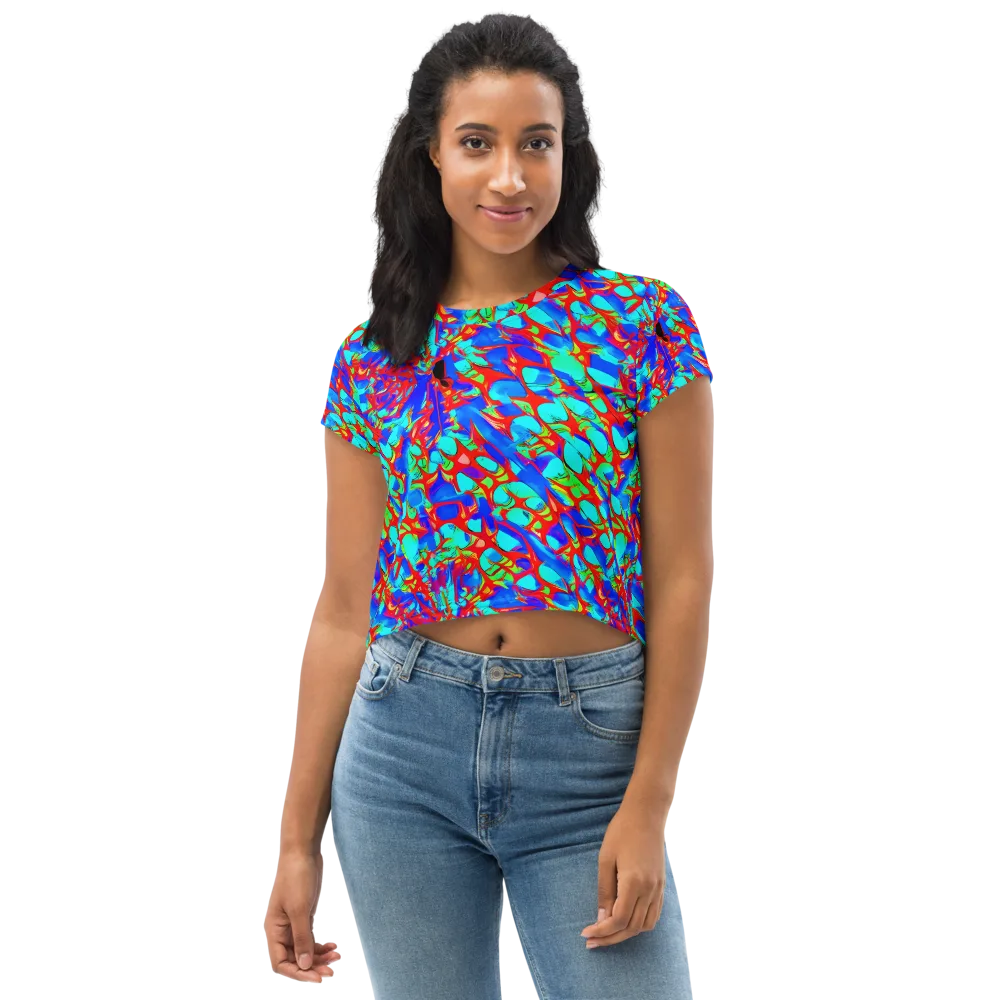 Sonic Prism on Crop Tee — Front