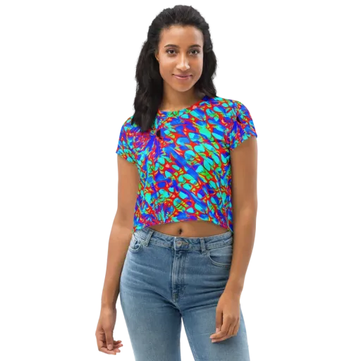 Sonic Prism on a Crop Tee