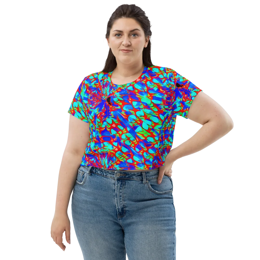 Sonic Prism on Crop Tee — Front