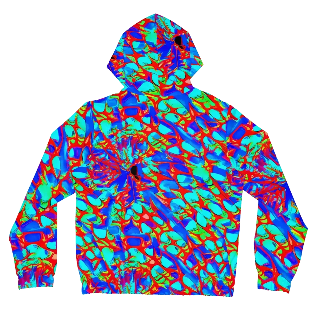 Sonic Prism on Women's Full-Zip Hoodie — Back