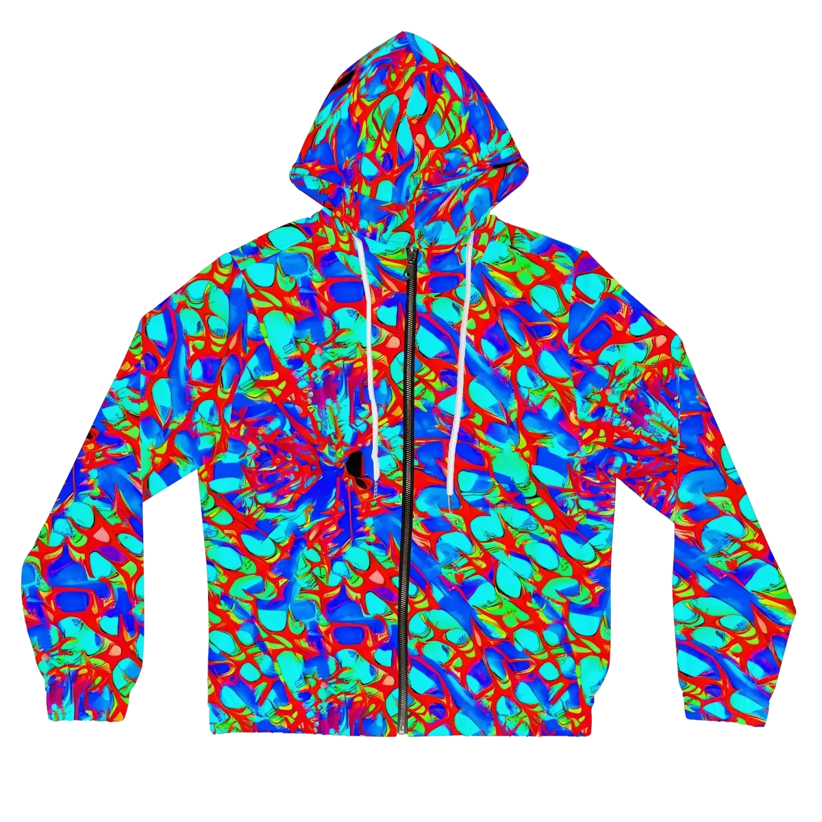 Sonic Prism on Women's Full-Zip Hoodie — Front