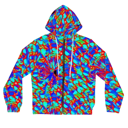 Sonic Prism on a Women's Full-Zip Hoodie