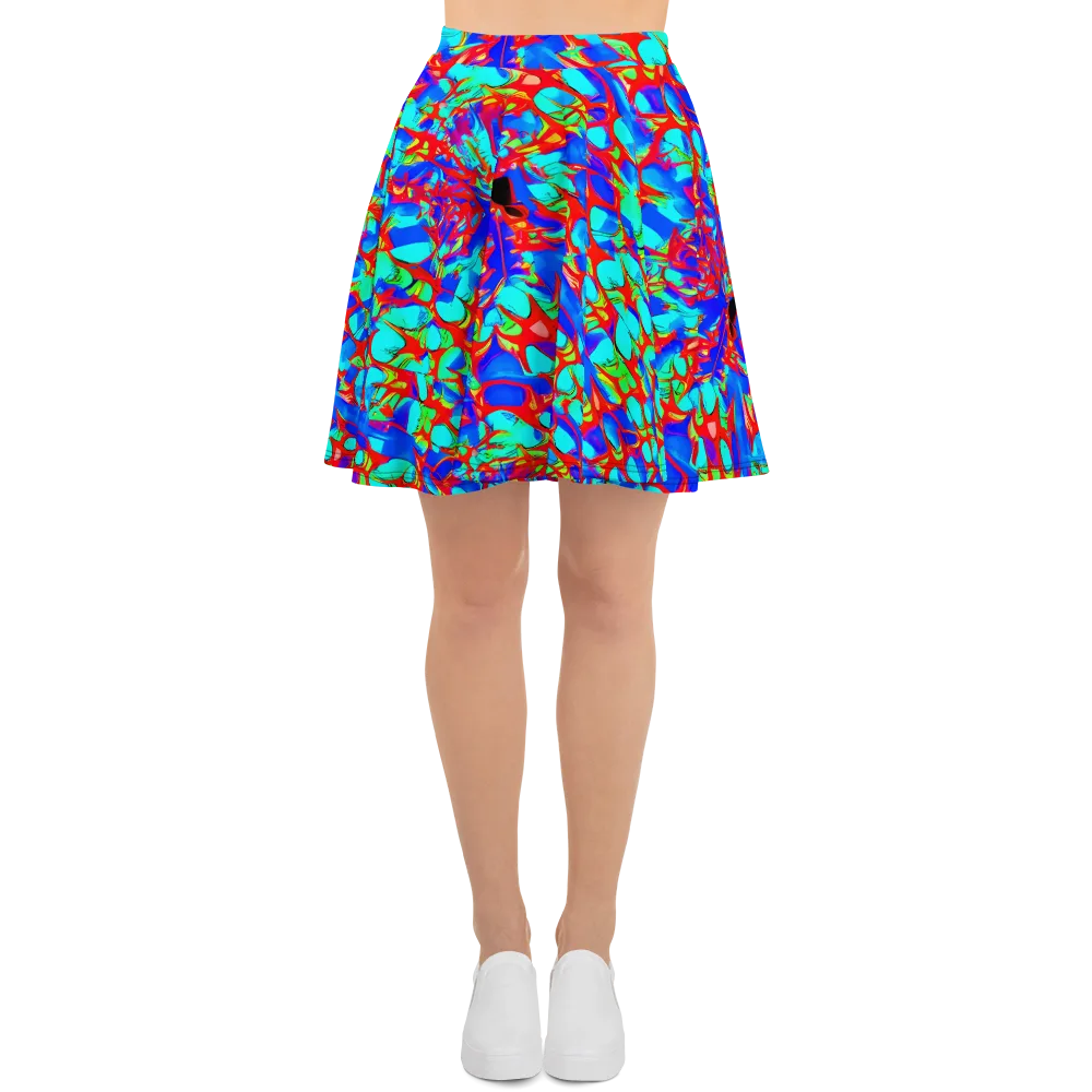 Sonic Prism on Skater Skirt — Front