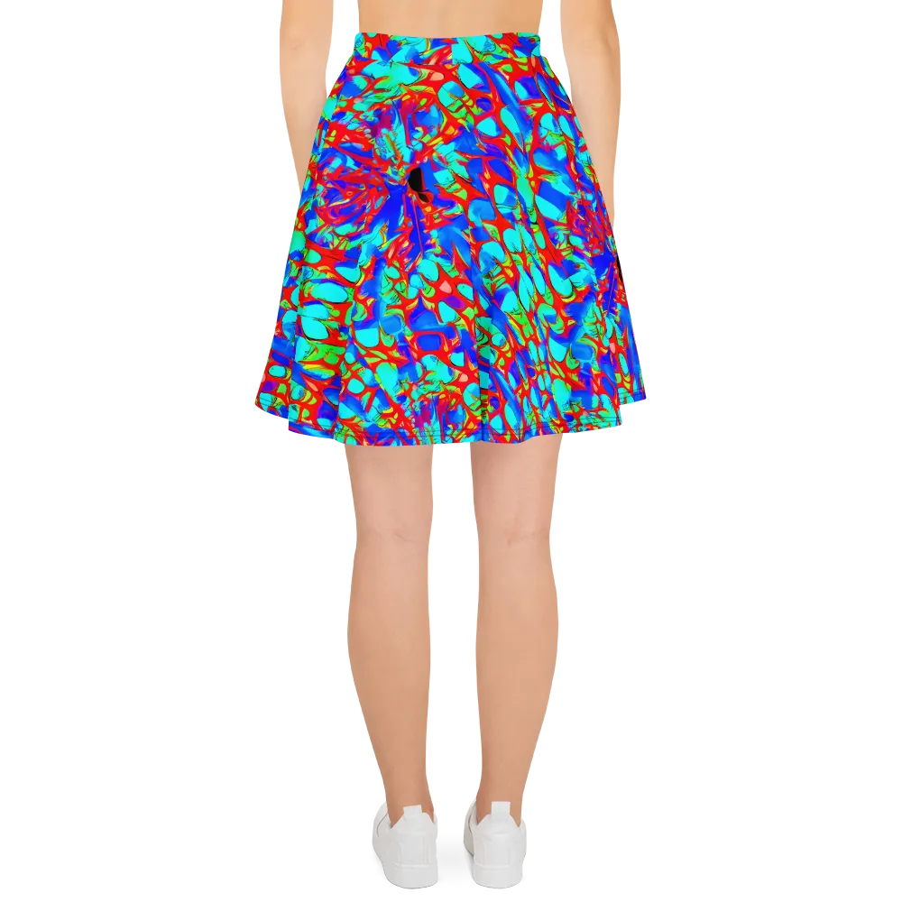 Sonic Prism on Skater Skirt — Back