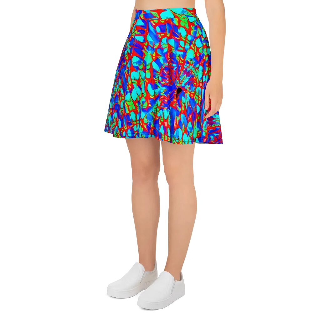 Sonic Prism on Skater Skirt — Left