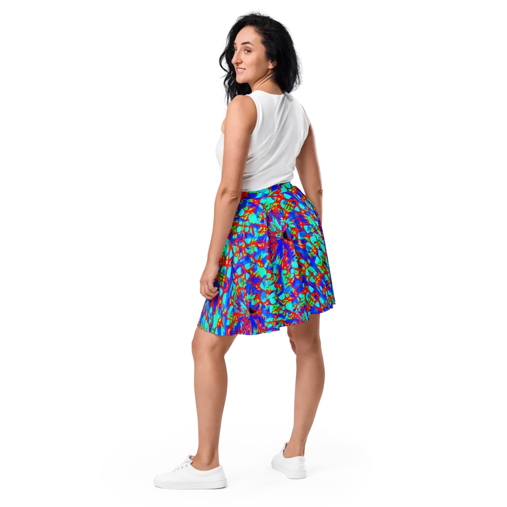 Sonic Prism on Skater Skirt — Back