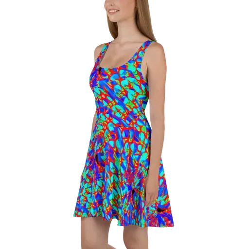 Sonic Prism on a Skater Dress