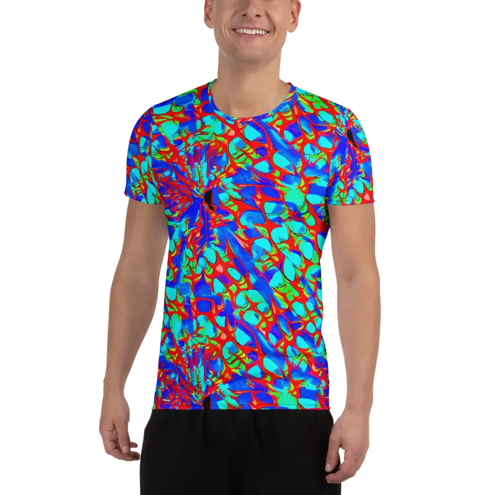 Sonic Prism on Men's Athletic T-Shirt — Front