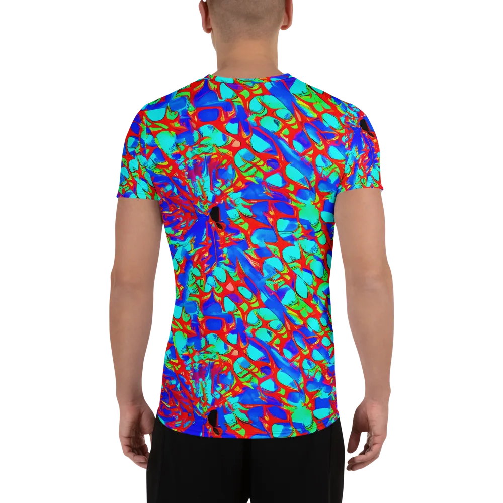 Sonic Prism on Men's Athletic T-Shirt — Back