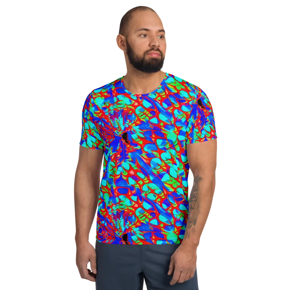 Sonic Prism on Men's Athletic T-Shirt — Front