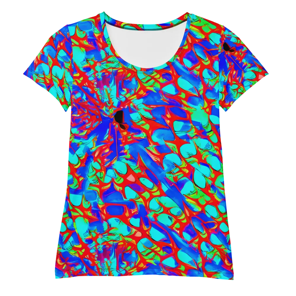 Sonic Prism on Women's Athletic T-Shirt — Front