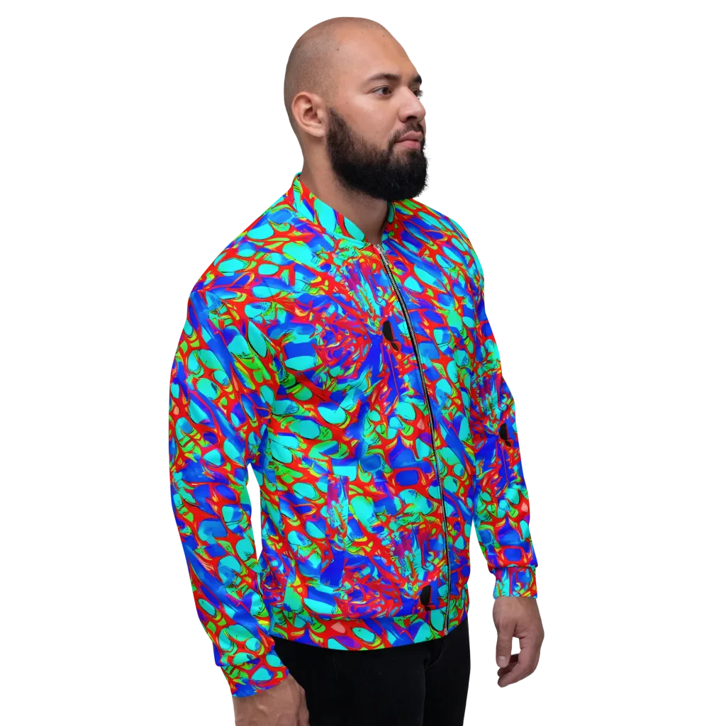 Sonic Prism on Bomber Jacket — Right