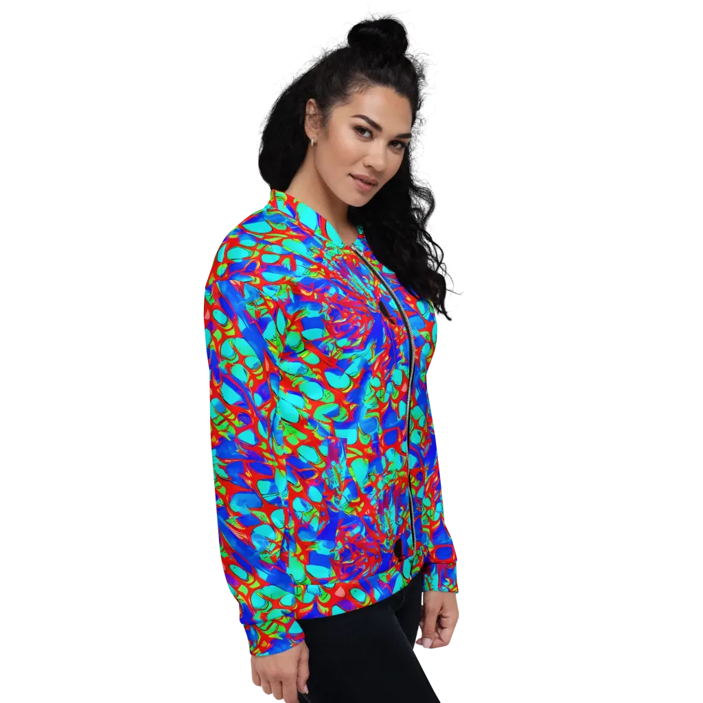 Sonic Prism on Bomber Jacket — Right
