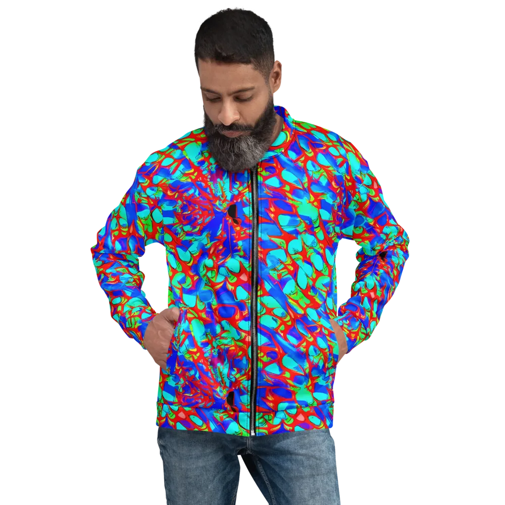 Sonic Prism on Bomber Jacket — Front