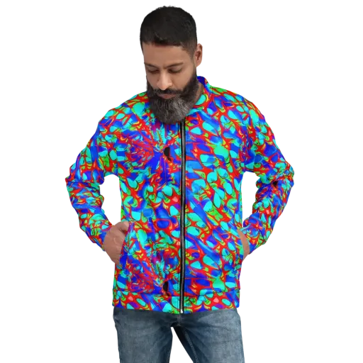 Sonic Prism on a Bomber Jacket