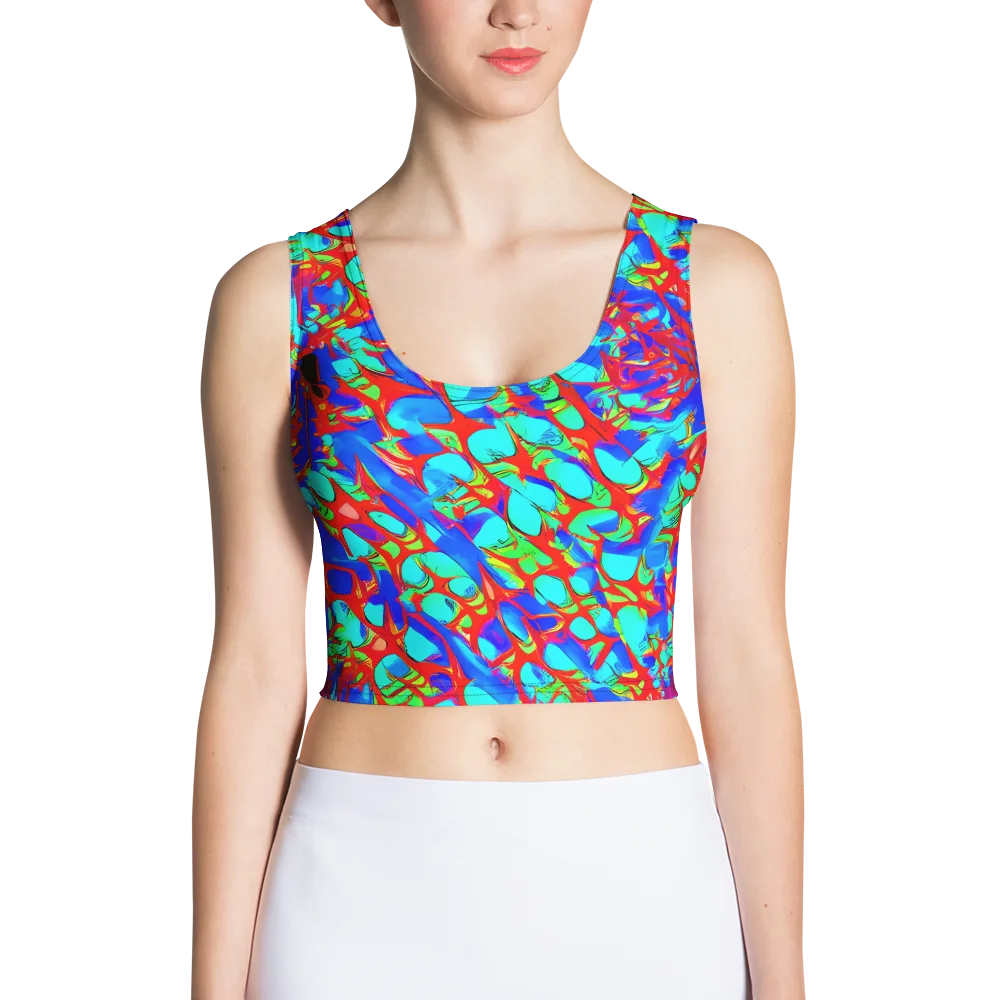 Sonic Prism on Crop Top — Front