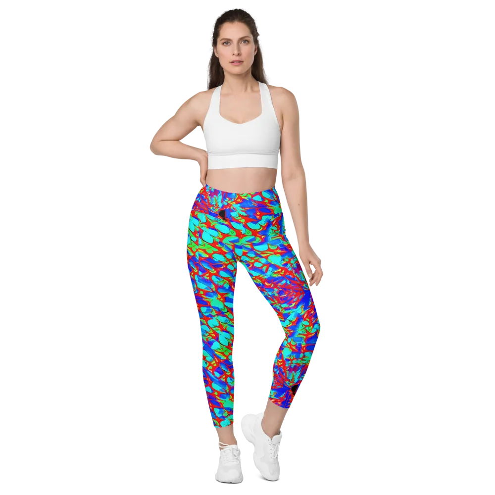 Sonic Prism on Leggings with Pockets — Front