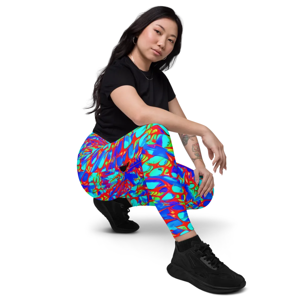 Sonic Prism on Leggings with Pockets — Right Front