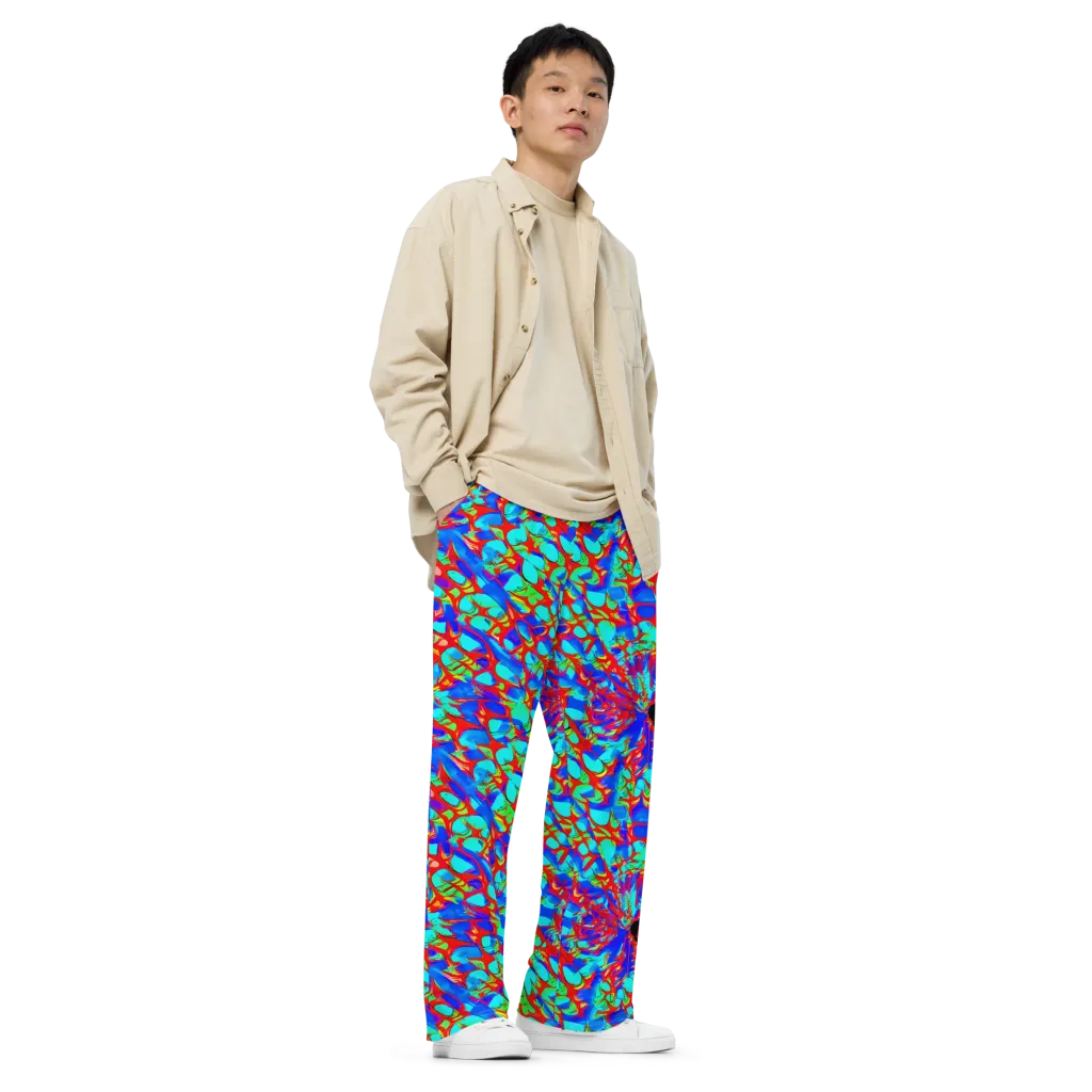 Sonic Prism on Wide-Leg Pants — Right Front